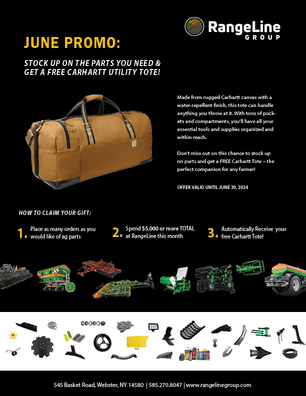 June 2024 Special Free Carhartt Utility Tote When you Spend 5,000!